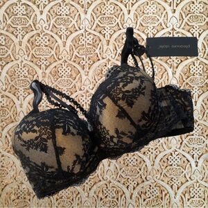 Pleasure State Tsukiko Tsunami Knockout Bra Lace Black 34D NEW